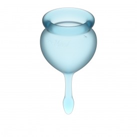 Набор голубых менструальных чаш Feel good Menstrual Cup